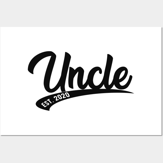 Uncle est. 2020 Wall Art by KC Happy Shop